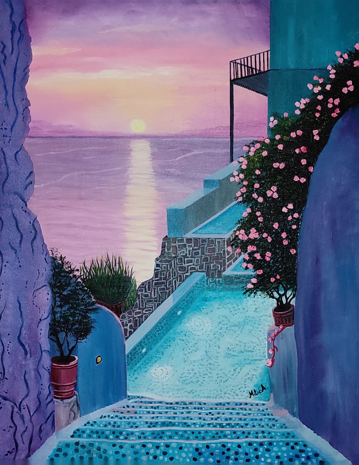 Magic of the Aegean Sunset