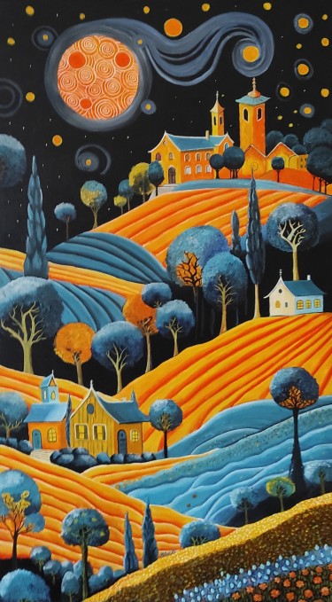 Dream of the Orange Moon by Aleksandra Mitić