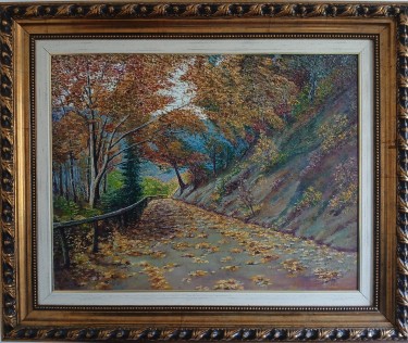 On the Roads of Fruška Gora in Autumn by Tatjana Vukić