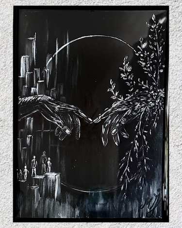 The touch between nature and man by Marija Jerković - MJ Art