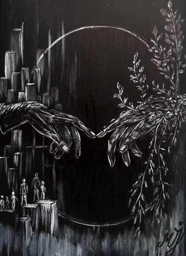 The touch between nature and man by Marija Jerković - MJ Art