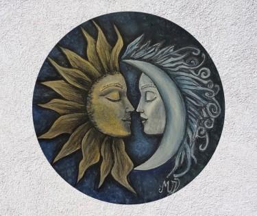 THE MEETING OF THE SUN AND THE MOON by Marija Jerković - MJ Art