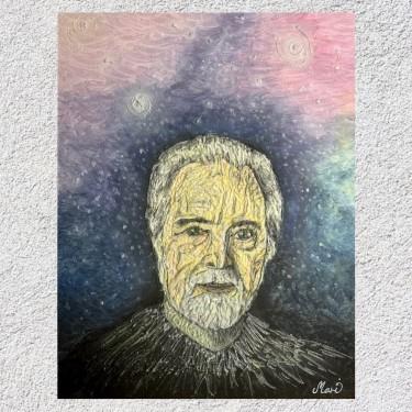 PORTRAIT of Charles Burner - COSMIC WISDOM by Marija Jerković - MJ Art