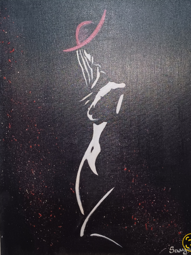 silhouette of a woman by Sanja Šorga