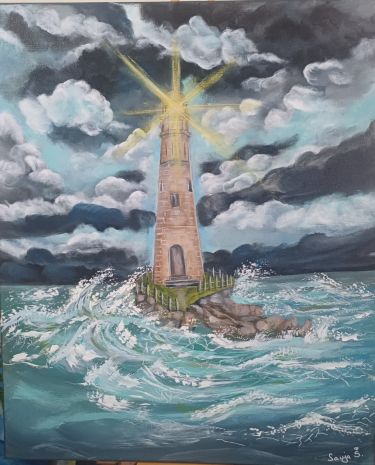 Lighthouse as a man by Sanja Šorga