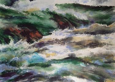 From the watercolor series ILLUSION OF WATER by Maja Verzotti