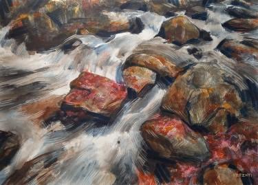 From the watercolor series ILLUSION OF WATER by Maja Verzotti