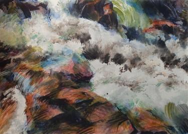 From the watercolor series ILLUSION OF WATER by Maja Verzotti