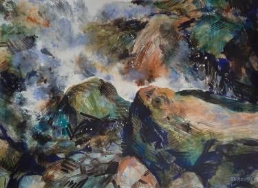 From the watercolor series ILLUSION OF WATER by Maja Verzotti
