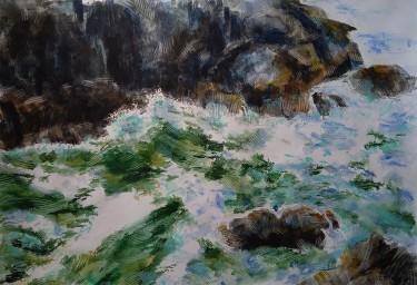 From the watercolor series ILLUSION OF WATER by Maja Verzotti