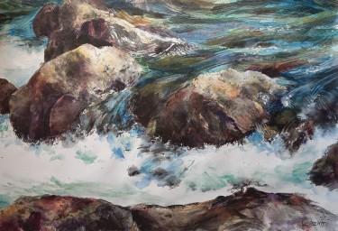 From the watercolor series ILLUSION OF WATER by Maja Verzotti