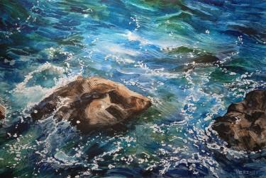 From the watercolor series ILLUSION OF WATER by Maja Verzotti