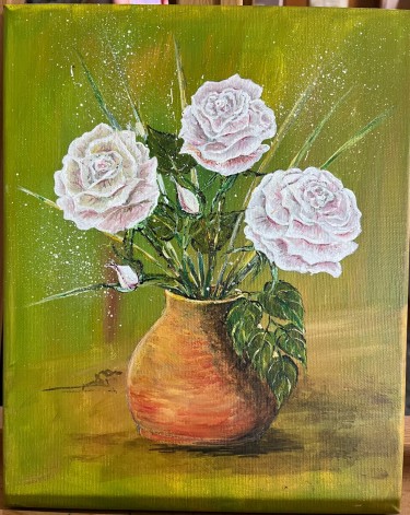 White roses by Bojana Mijović