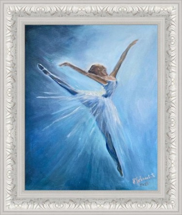 Blue Pirouette - Dance of Light by Maja Jovanovic