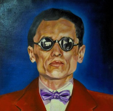 Man with dark sunglasses by vladislav milojevic