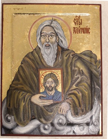 Saint Alimpije the Pillar of Orthodox Perseverance by Mirjana Zivković