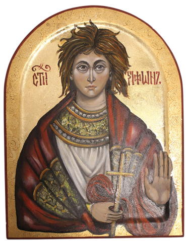 Saint Trifun, Guardian of Nature and Patron of Winemakers by Mirjana Zivković