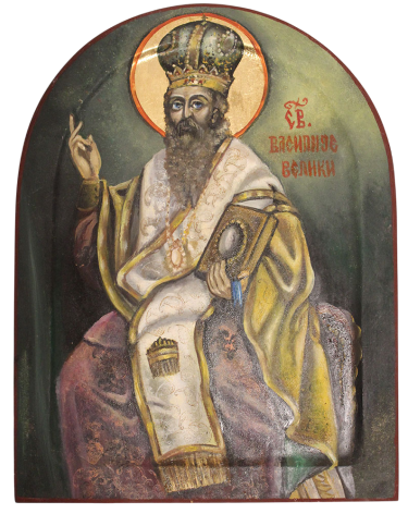 Saint Basil the Great Pillar of the Church and Source of Wisdom by Mirjana Zivković