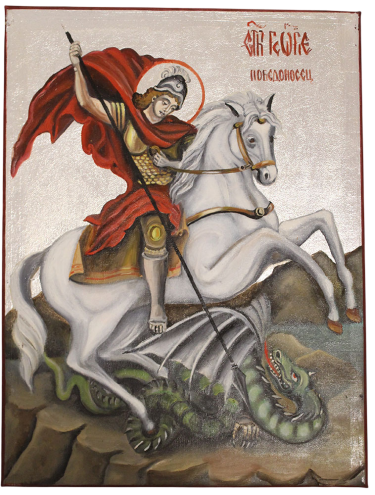 Saint George The Fusion of Tradition and Masterful Art by Mirjana Zivković