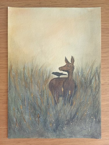 Friends among the wheat by Stana