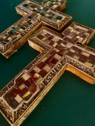 Cross mosaic by Marijana Djukic