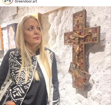 Bound to heaven by love-Crucifixion by Marijana Djukic