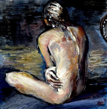 Blue Nude by Milijana Radovanović