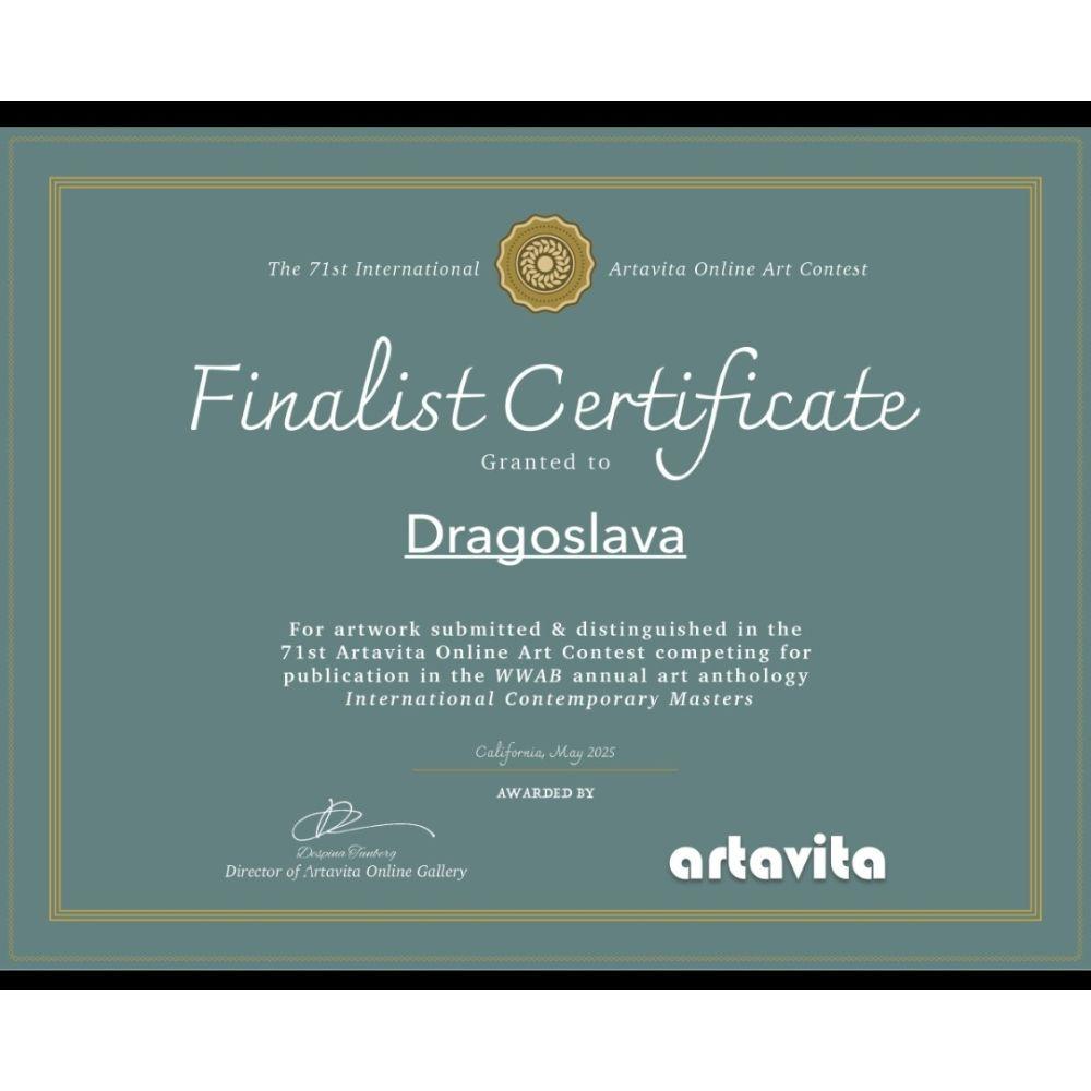 Certificate from California