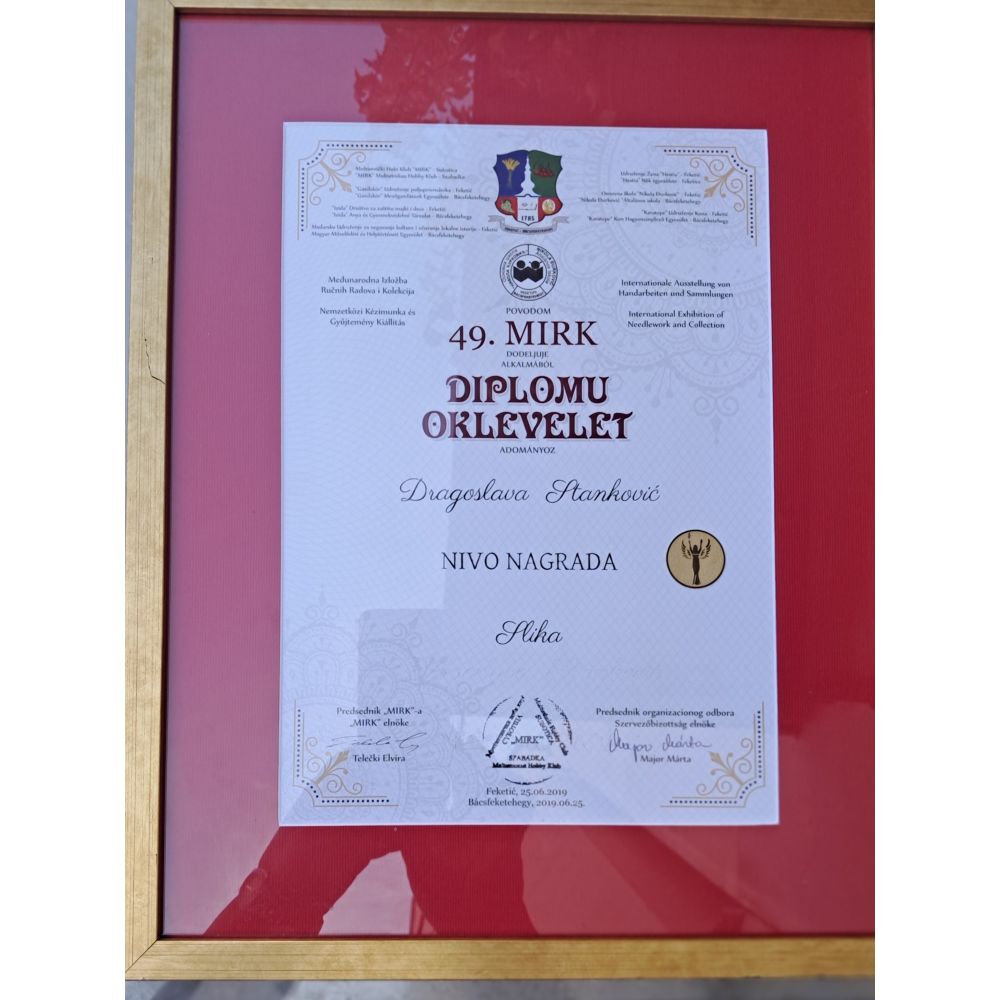 Level Award for Painting