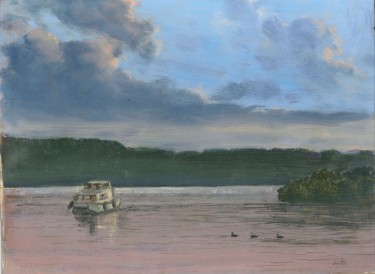 On the Danube by Dejan Đurović