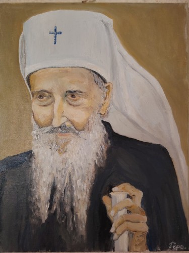 Patriarch Pavle by Petar Tepavčević