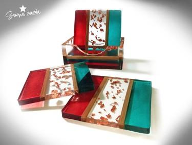 Epoxy Resin Coaster by Happy star