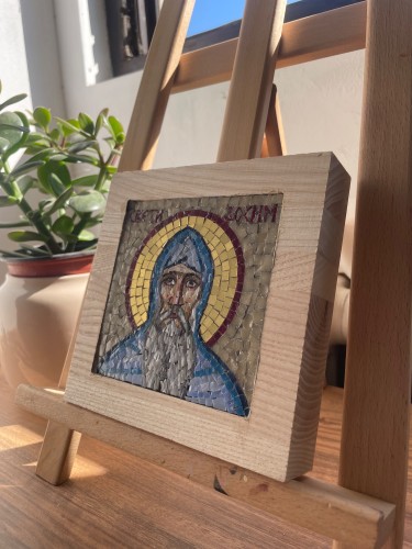 Mosaic on board by Pavle Rančić