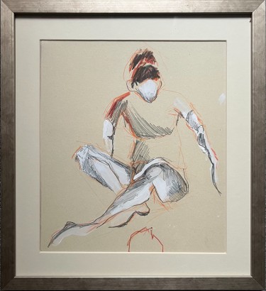 Seated study by Aleksandra  Mišević