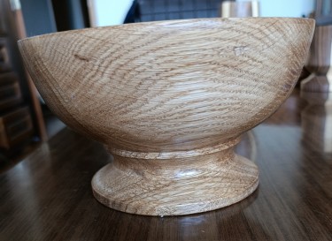 Oak wooden bowl by sasa kolbas
