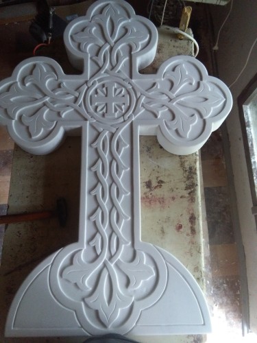 Cross in Byzantine style by sasa kolbas