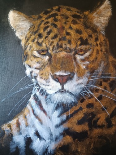 Portrait leoparda by Kristina Fedorova