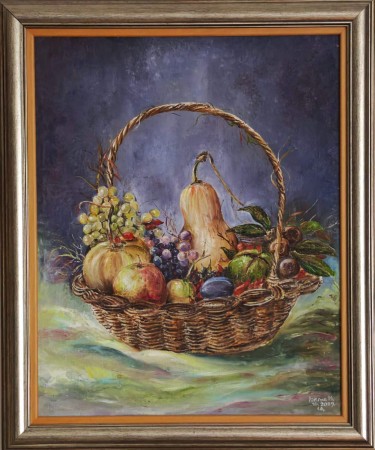 Fruits in a basket by Ljiljana Milic