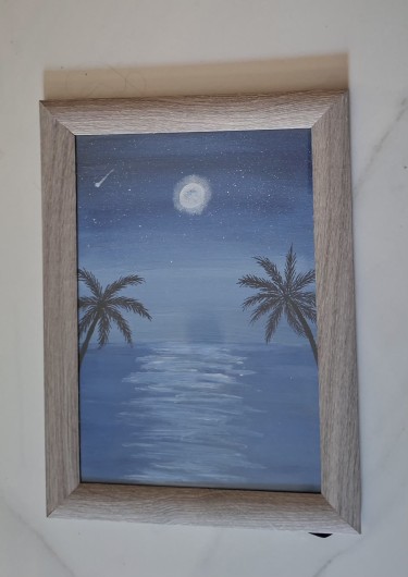 Two palm trees by Maja Pajic