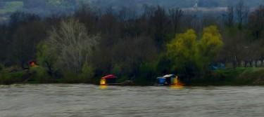 Evening on the Velika Morava River by Слободан Симић