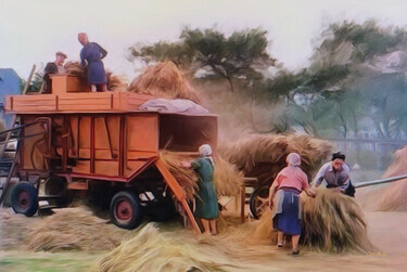 Threshing machine by Слободан Симић