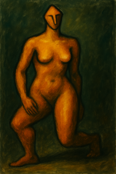 Amber Figure by Nina Dizdarevic