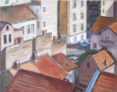 Belgrade, The Roofs of Savamala by Stojović Zoran