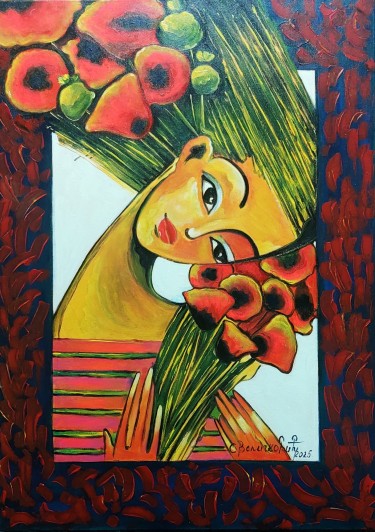 Crveni makovi by Velickovic Snezana