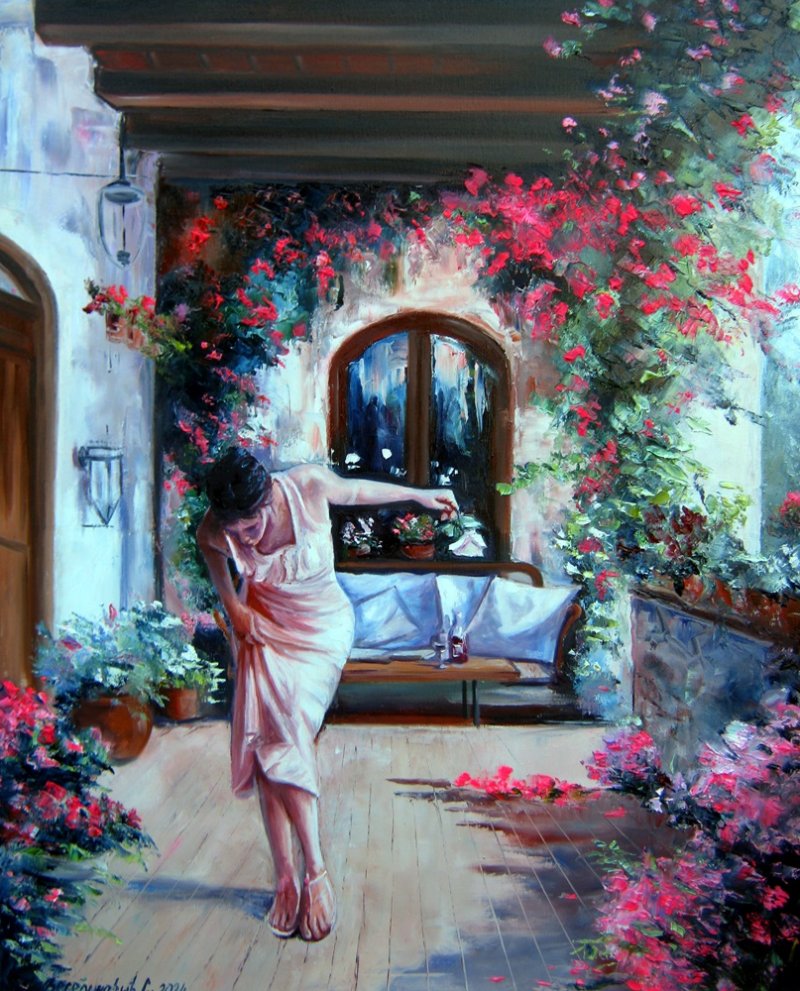 nove papuce, Painting Veselinović Slobodan