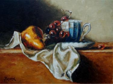 Coffe cup and Fruit,  by Mesaroš Joži