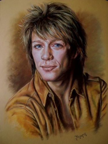 Portrait of Jon Bon Jovi