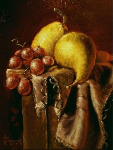 Pears and grapes