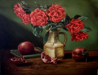 `Roses and pomegranates`