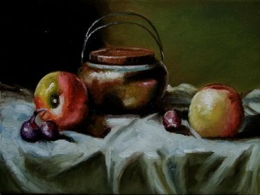 Apples with red onions by Mesaroš Joži